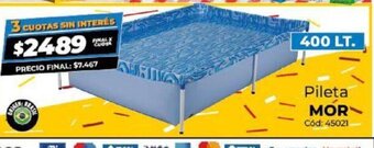 Diarco Pileta Mor oferta