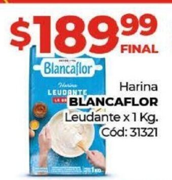 Diarco Harina Blancaflor Leudante x 1 kg. oferta