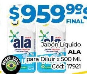 Diarco Jabón Líquido Ala oferta