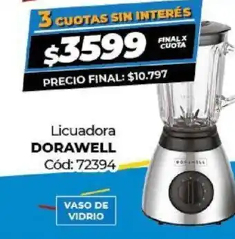 Diarco Licuadora Dorawell oferta