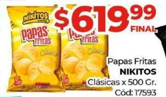 Diarco Papas Fritas Nikitos oferta
