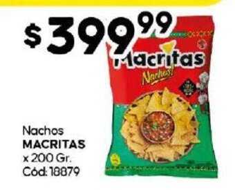Diarco Nachos Macritas x 200 gr oferta