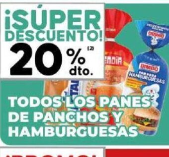 Diarco Todos Los Panes De Panchos y Hamburguesas oferta