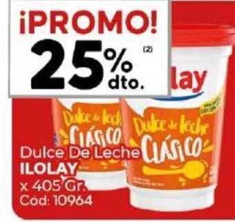 Diarco Dulce De leche Ilolay oferta