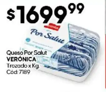 Diarco Queso Por Salut Veronica Trozado x kg. oferta