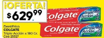 Diarco Dentifrico Colgate Triple Acción x 180 gr. oferta