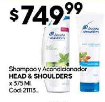 Diarco Shampoo y Acondicionador Head & Shoulders oferta