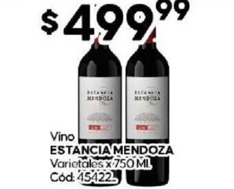 Diarco Vino Estancia Mendoza oferta