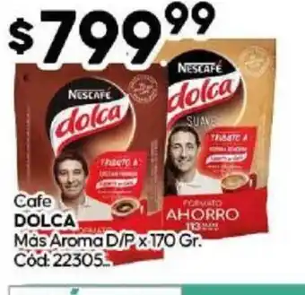 Diarco Cafe Dolca Mas Aroma D/P x 170 gr. oferta
