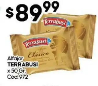 Diarco Alfajor Terrabusi x 50 gr. oferta