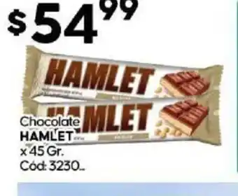 Diarco Chocolate Hamlet x 45 gr. oferta