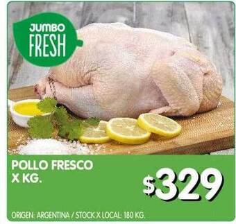 Jumbo Pollo fresco oferta