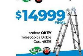 Diarco Escalera Okey Telescópica Doble oferta