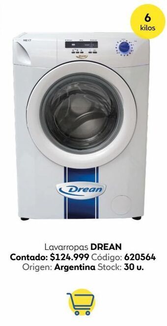 Coppel Lavarropas drean 6kg oferta