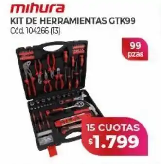 Naldo Lombardi Kit de herramienta mihura oferta