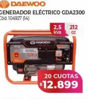 Naldo Lombardi Generador daewoo oferta