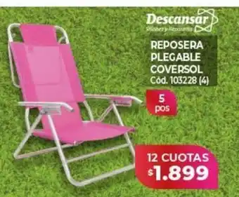 Naldo Lombardi Reposera plegable oferta