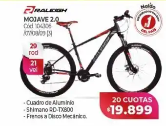 Naldo Lombardi Bicicleta raleigh oferta