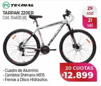 Naldo Lombardi Bicicleta tarpan oferta