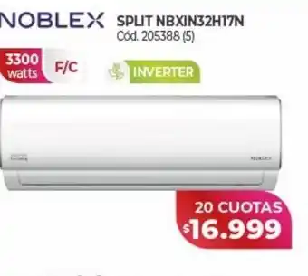 Naldo Lombardi Aire acondicionado noblex oferta