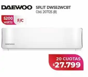 Naldo Lombardi Aire acondicionado daewoo oferta
