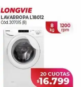 Naldo Lombardi Lavarropas longvie oferta