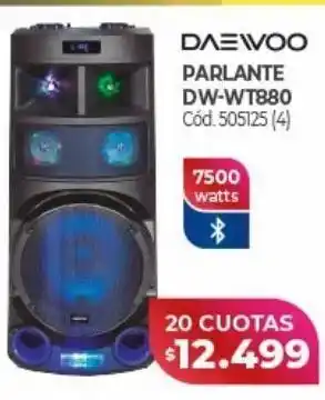 Naldo Lombardi Parlante dw wt880 oferta