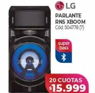 Naldo Lombardi Parlante lg oferta