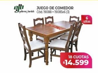 Naldo Lombardi Juego de comedor oferta