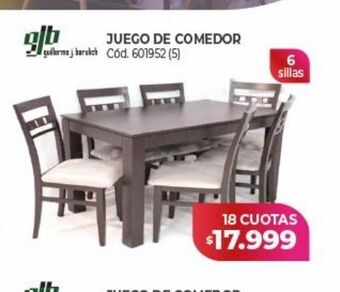 Naldo Lombardi Juego de comedor oferta