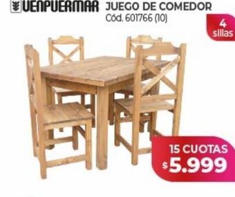 Naldo Lombardi Juego de comedor oferta