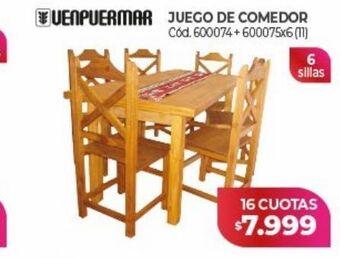 Naldo Lombardi Juego de comedor oferta