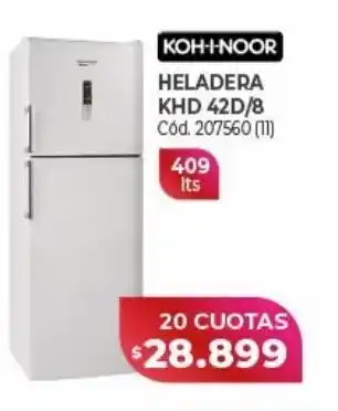 Naldo Lombardi Heladera koh-i-noor oferta