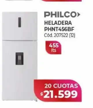 Naldo Lombardi Heladeras philco oferta
