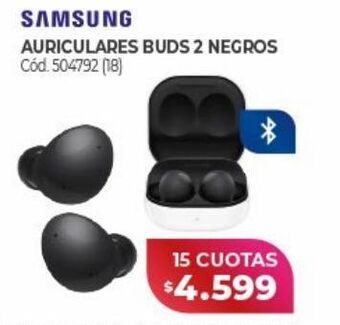 Naldo Lombardi Samsung auriculares buds 2 negros oferta