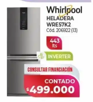 Naldo Lombardi Heladeras whirlpool oferta