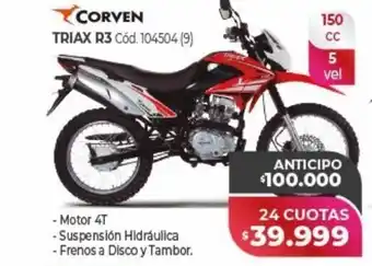 Naldo Lombardi Motos corven oferta