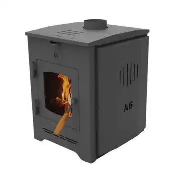 Pinturerias Sagitario Salamandra tromen a leña estufa hierro austral 6000 oferta