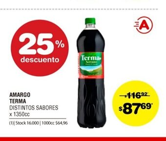 Atomo Conviene Terma Amargo x 1350cc oferta