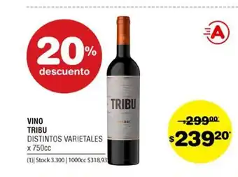 Atomo Conviene Tribu Vino 750cc oferta