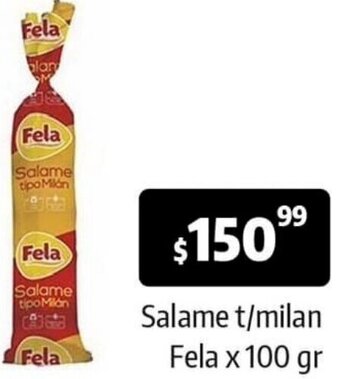 Autoservicio Capo Salame t/Milan Fela 100g oferta