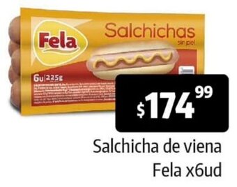 Autoservicio Capo Salchicha de Viena Fela 6ud oferta