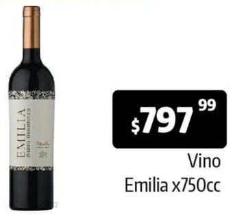 Autoservicio Capo Vino Emilia 750cc oferta