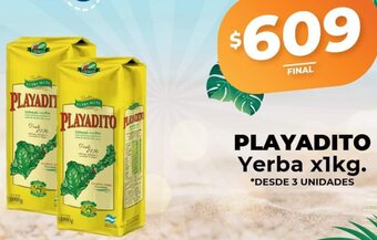 Supermayorista Vital Playadito Yerba 1kg oferta