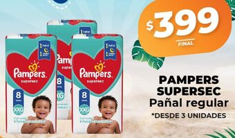 Supermayorista Vital Pampers Supersec Pañal Regular oferta
