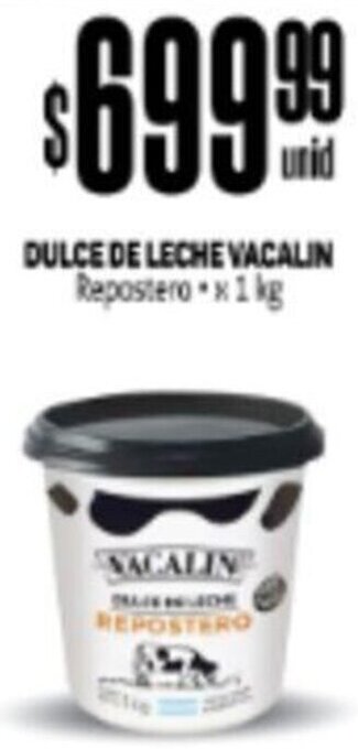 Makro Dulce de Leche Vacalin 1kg oferta