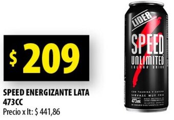 Punto Mayorista Speed Energizante Lata 473cc oferta