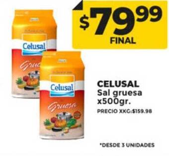 Supermayorista Vital Celusal sal gruesa oferta