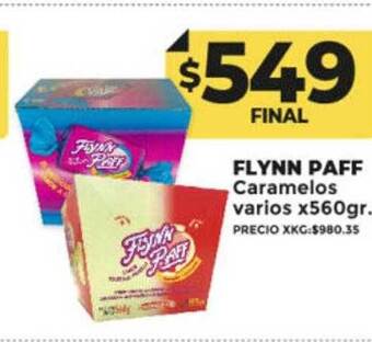 Supermayorista Vital Flynn paff caramelos oferta