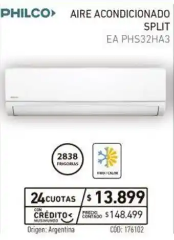 Musimundo Philco Aire Acondicionado Split oferta
